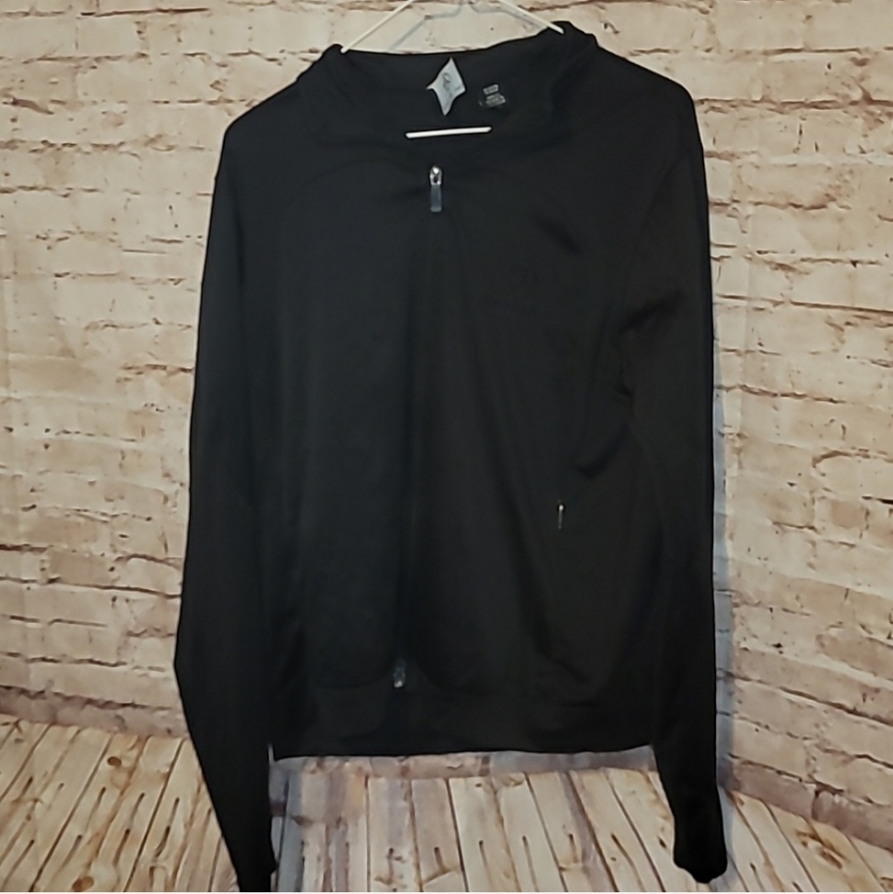 Mercedes Benz black zip up jacket